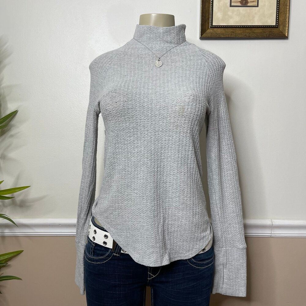 Warm & Cozy Lifestyle Women’s Skinny Rib Mockneck Top